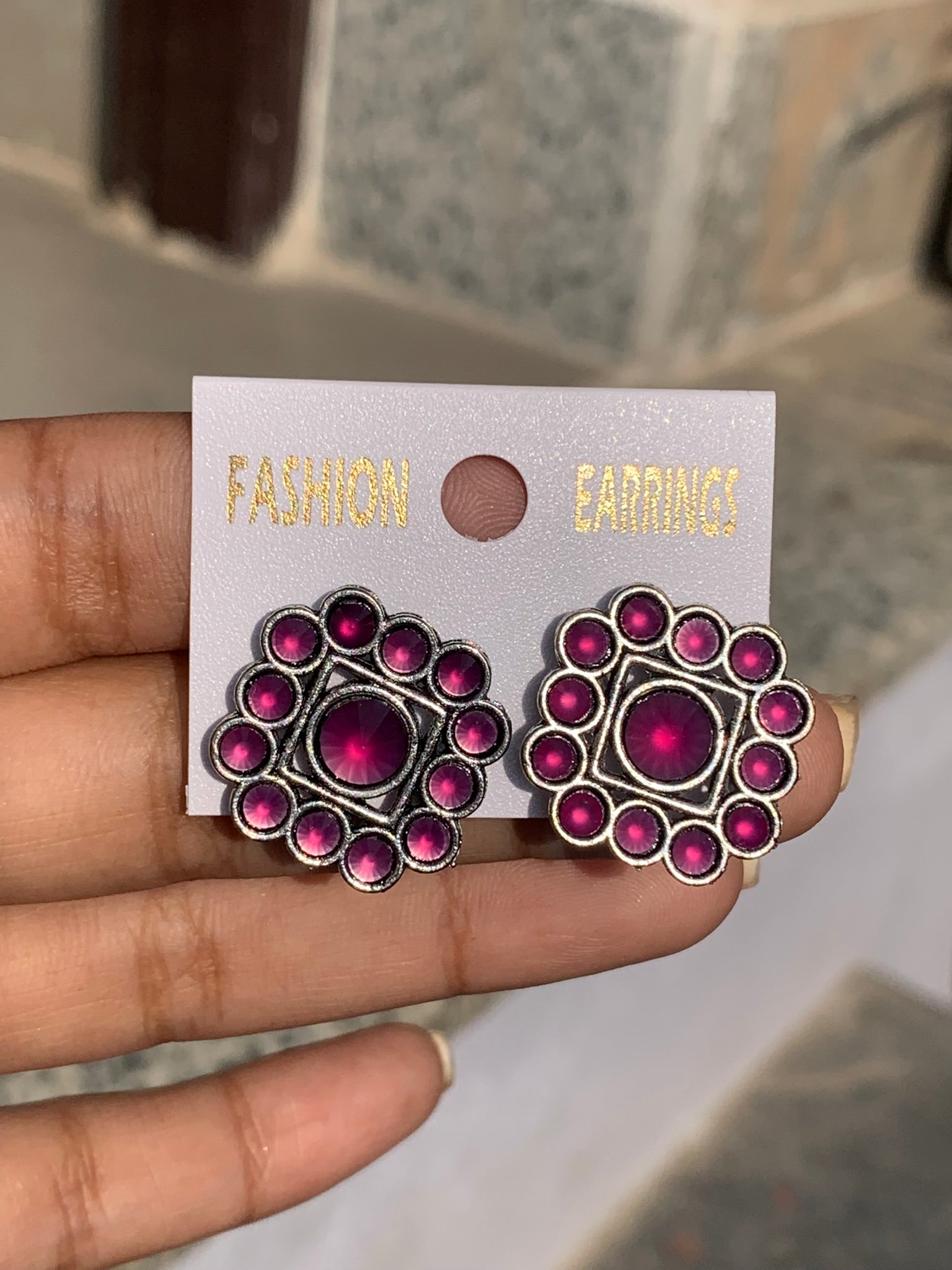 Vintage Mirror Stud