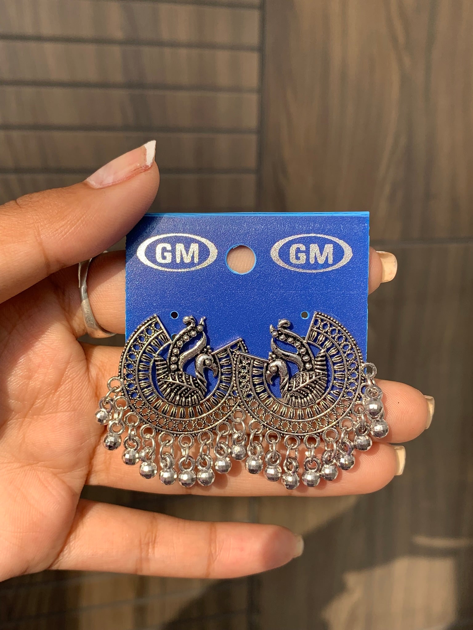 Floral Stud Jhumka Earrings