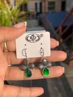Clover Stone Drop Earrings