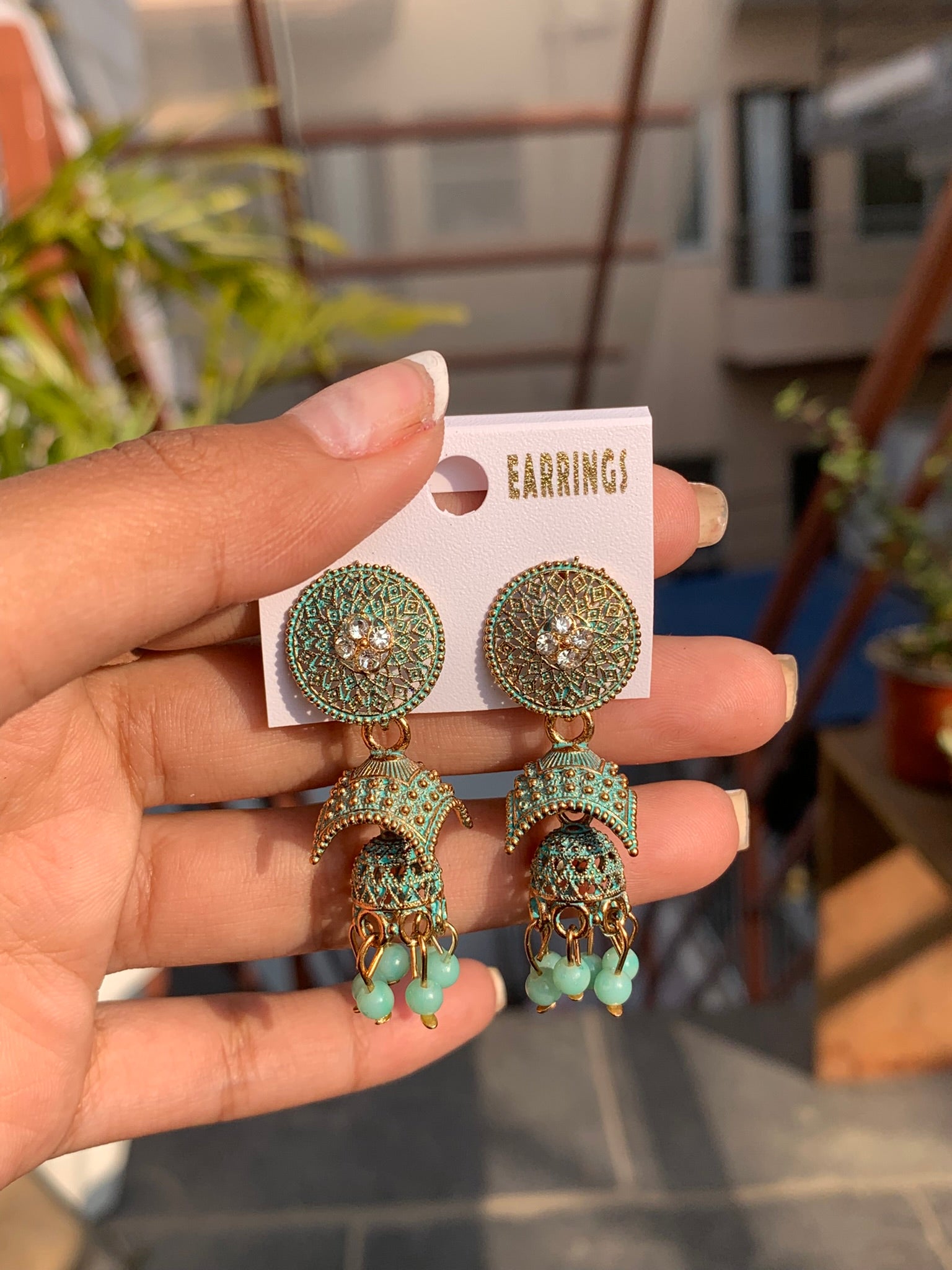 Antique Dome Jhumka