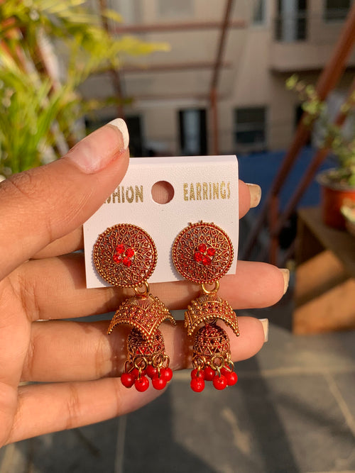 Antique Dome Jhumka