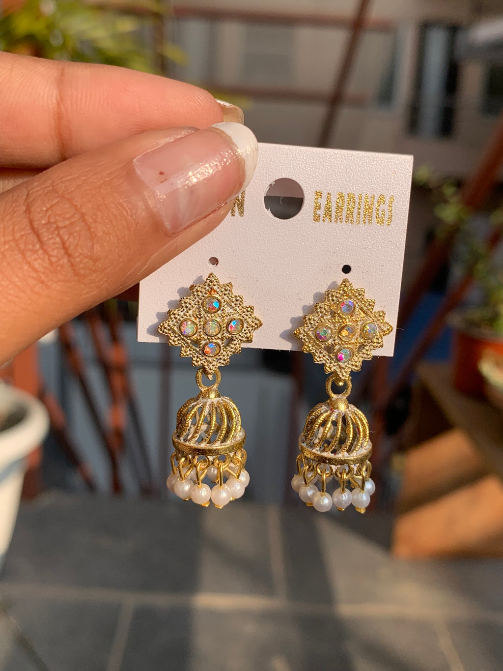 Classic Temple Jhumka