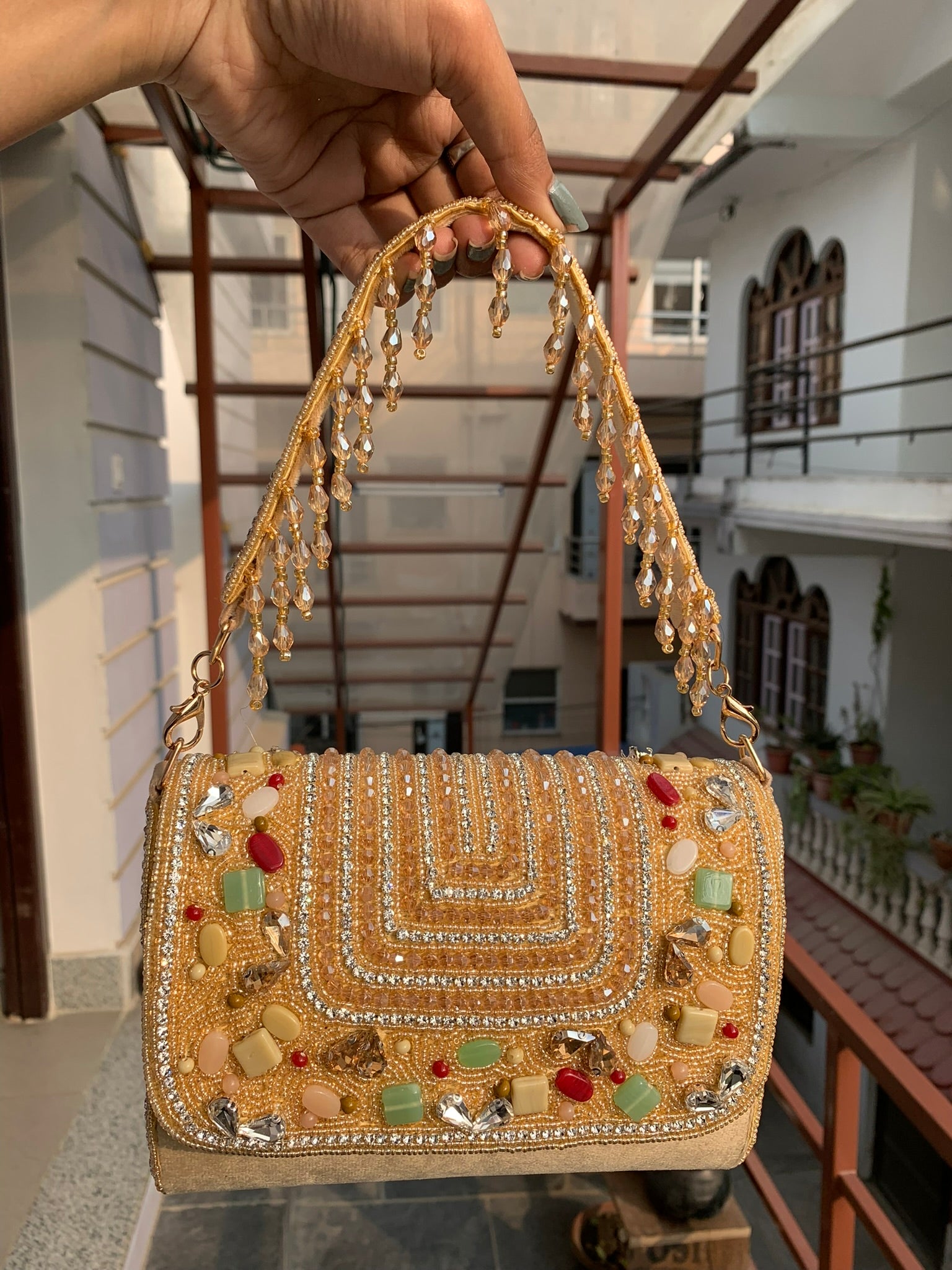 Pastel Gemstone Party Clutch