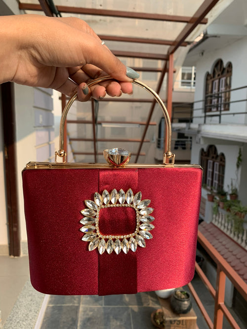 Crystal Frame Clutch