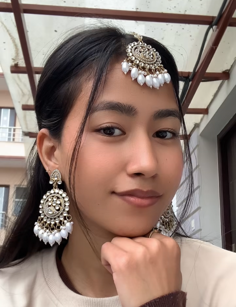 Kundan Pearl Chandbali