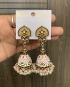 Blush Kundan Jhumka