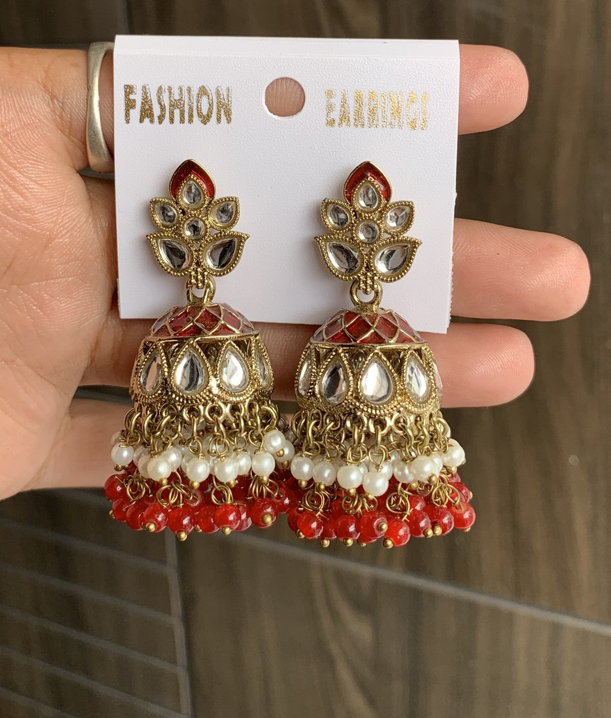 Stone Stud Festive Jhumka