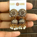 Crystal Floral Jhumka