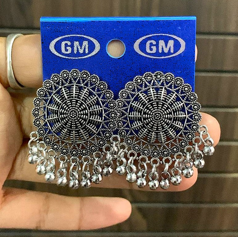 Vintage Coin Fringe Earrings