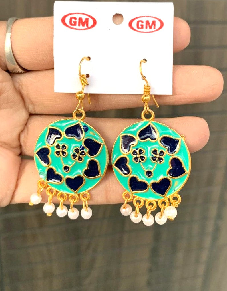 Heart Motif Enamel Drop