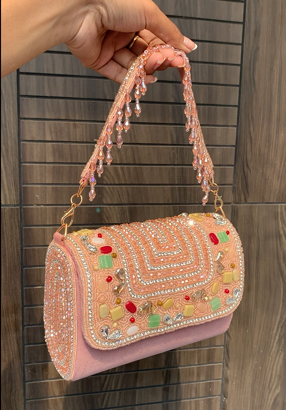 Pastel Gemstone Party Clutch