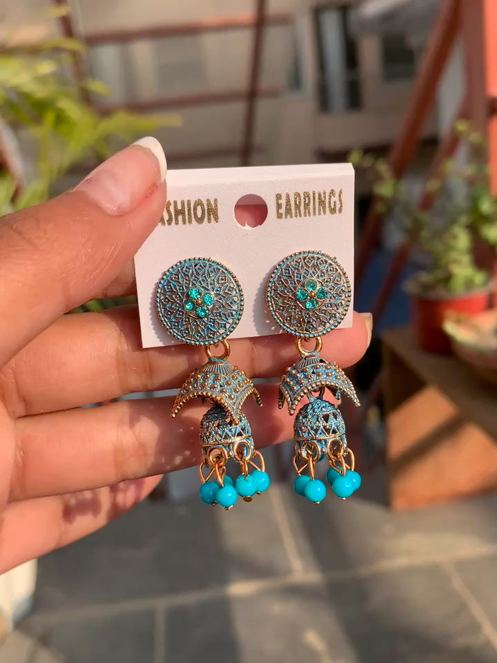 Antique Dome Jhumka