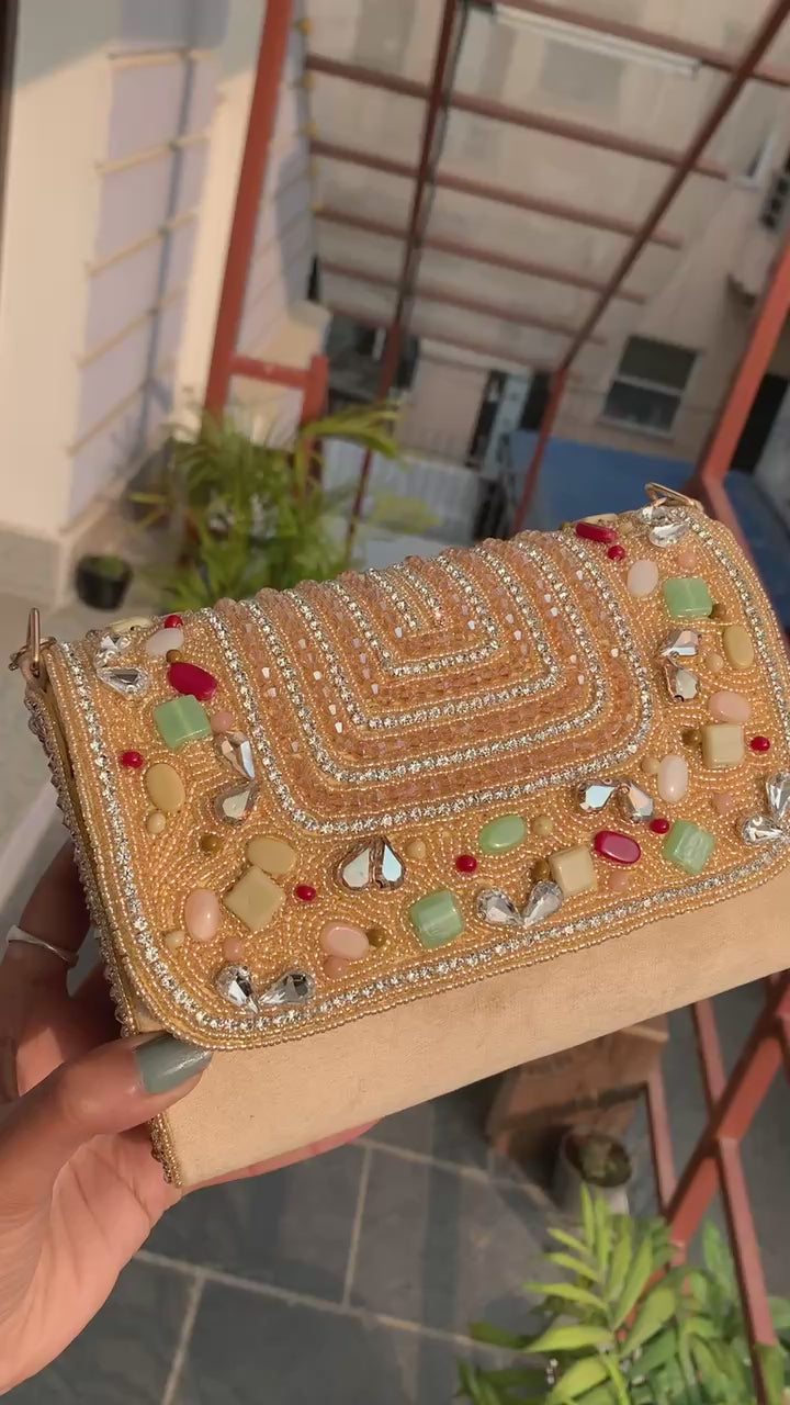 Pastel Gemstone Party Clutch