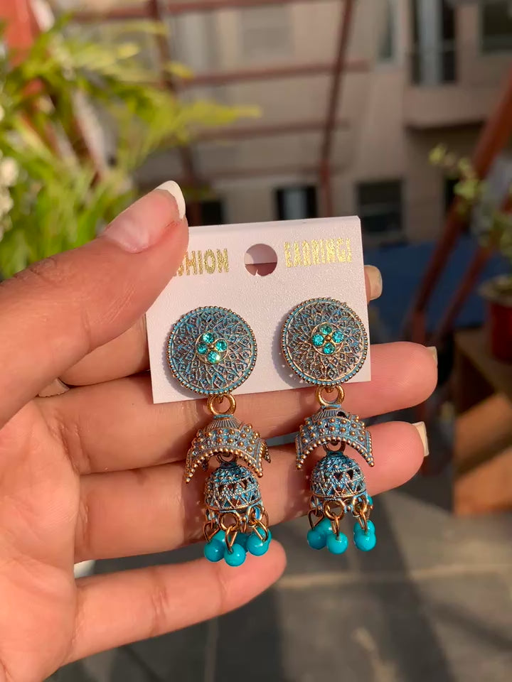 Antique Dome Jhumka