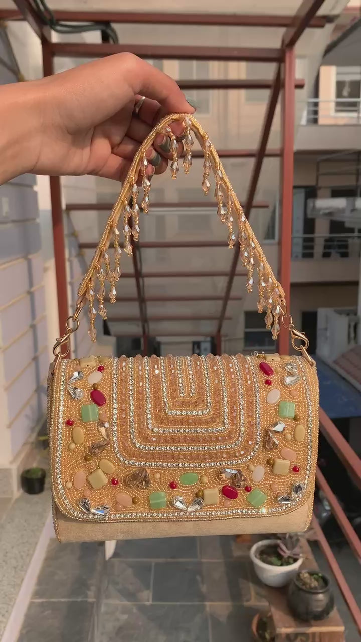Pastel Gemstone Party Clutch