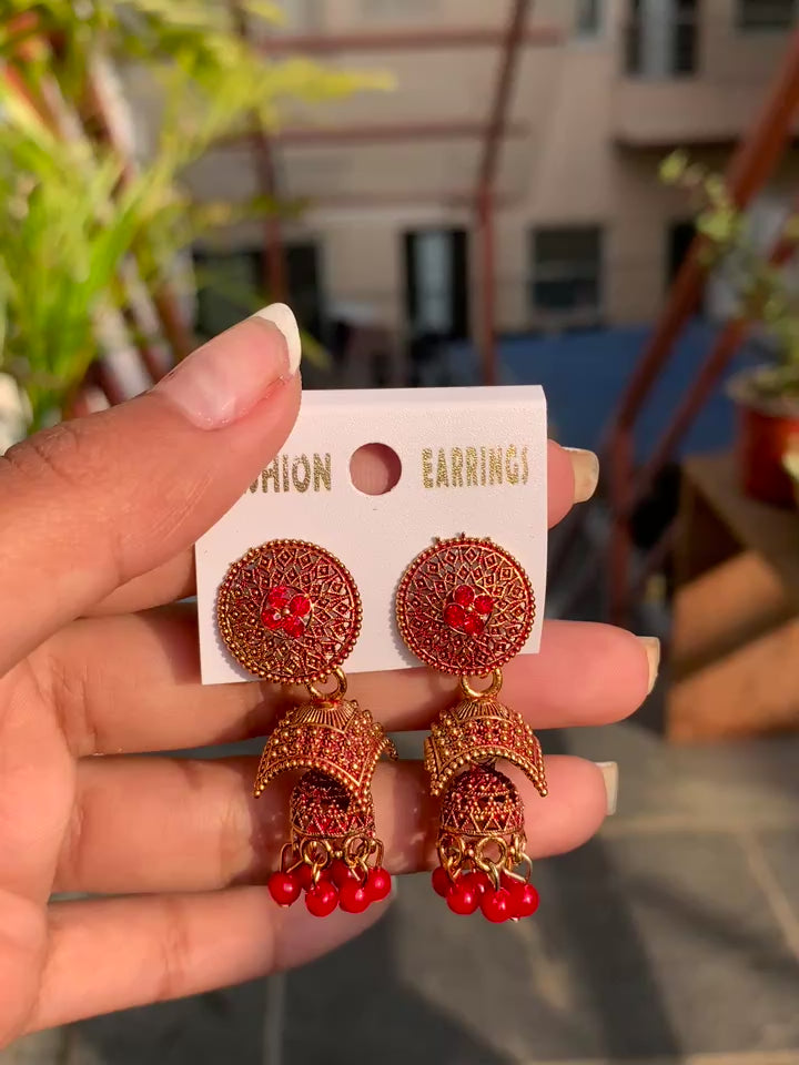 Antique Dome Jhumka