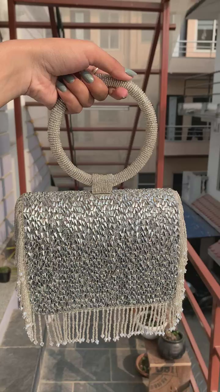 Starlight Crystal Handle Party Bag