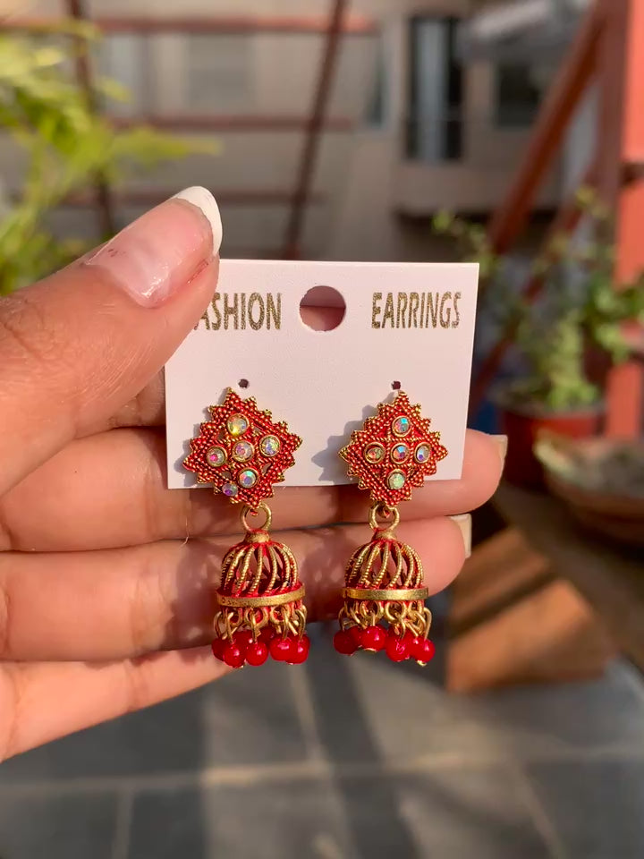 Classic Temple Jhumka