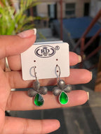 Clover Stone Drop Earrings
