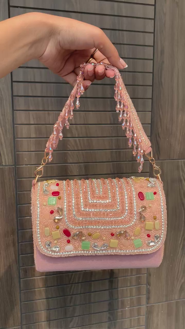 Pastel Gemstone Party Clutch