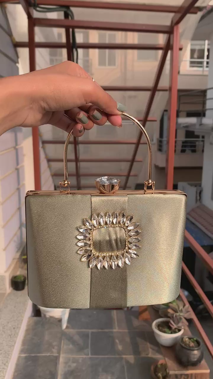 Crystal Frame Clutch